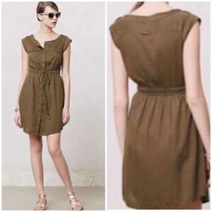 Anthropologie Olive Mini Dress